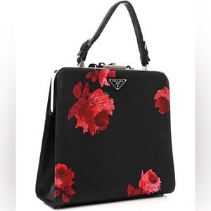 Prada Canapa Borsa Cerniera
Hibiscus Top Handle Framed Bag